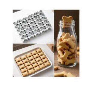 1 Pc Mini Bone Shaped Cookie Mold. 25 Cavity Stainless Steel